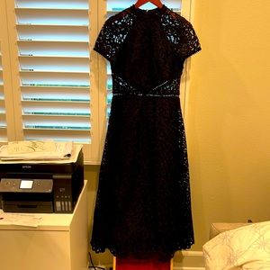 Black cocktail dress